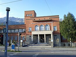 Fritz Konzert: Städtisches Hallenbad Innsbruck-Pradl, erbaut 1928/29