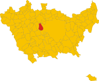 Locatie van Settimo Milanese in Milaan (MI)