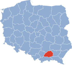Localisation de Voïvodie de Tarnów