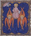 God surrounded by Seraphim (Petites Heures of Jean de France, Duc de Berry)