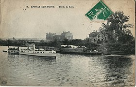 La Seine, au début du XXe siècle.