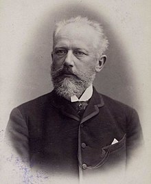 Cabinet card portrait of Tchaikovsky
