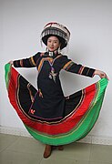 Yi woman in traditional dress