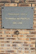 Monument commémoratif au Maréchal Foch située à Aulnay-Sous-Bois