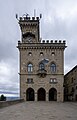 Neogotischer Regierungspalast in San Marino