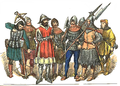 IV. Kazimierz zamanında Polonyalı şövalyeler ve askerler.