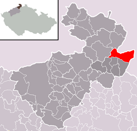 Poloha mesta Varnsdorf v rámci okresu Děčín a správneho obvodu obce s rozšírenou pôsobnosťou Varnsdorf.