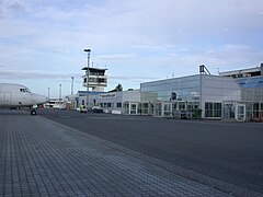 Kristiansand Airport Kjevik, apron view