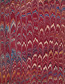 Image 8Marbled book board from a book published in London in 1872 (from Bookbinding)
