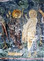Фрагмент од Вознесение Христово, фреска во црквата „Св. Софија“ — Охрид