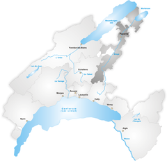 Kaart van het district