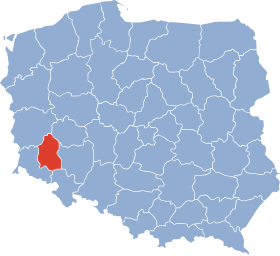 Localisation de Voïvodie de Legnica