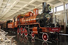 classe U russe U-127, Musée ferroviaire de Moscou locomotive de Lénine.