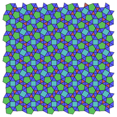 A snub operator applied twice to the square tiling, while it doesn't have regular faces, is made of square with irregular triangles and pentagons.