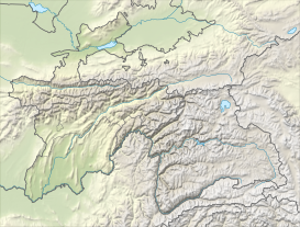 Cordillera de Turquestán ubicada en Tayikistán