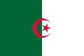 Bandeira do goberno de Alxeria no exilio (1958 a 1962).
