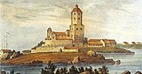 Le château de Vyborg, du XIIIe siècle, peint par Torsten Wilhelm Forstén en 1840.