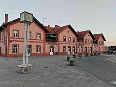 The Bjelovar train station