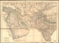 Peta Asia Barat, Selatan, dan Tengah tahun 1885[9]