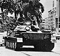 Image 16Cuban PT-76 tank crew on routine security duties in Angola (from History of Cuba)