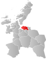 Тронхейм хотын байршил зураг (улаанаар тэмдэглэгдсэн хэсэг)