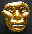 Pre-Columbian death mask