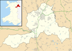 Pen-y-cae is located in Wrexham