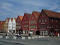 Image 18Bryggen in Bergen, once the centre of trade in Norway under the Hanseatic League trade network, now preserved as a World Heritage Site (from History of Norway)
