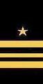 Distintivo di grado di Capitán de corbeta della Armada de Chile.