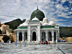 Kohat’s Ghomkol Sharif shrine is associated with the نقشبندي order of تصوف.