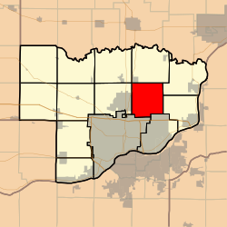Location in Scott County