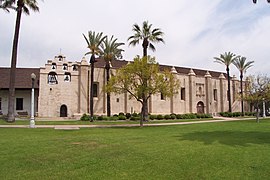 Mission San Gabriel Arcángel, located in San Gabriel.
