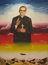 Dom Romero (pintura mural realizada na Universidade de El Salvador)