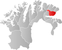 Localisation de Vadsø