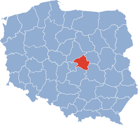 Localisation de Voïvodie de Skierniewice