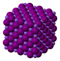 Kristalna struktura natrijevog jodida.