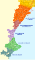 Varietà dialettali del valenciano.