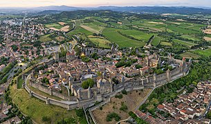 La cité de Carcassonne.
