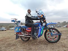 Customized motorcycle boda boda in Kenya