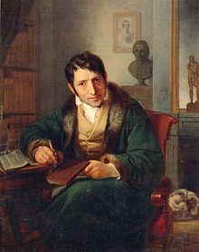Painting by Moritz Daniel Oppenheim, 1827