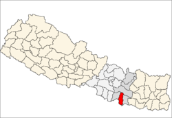 Location of Mahottari