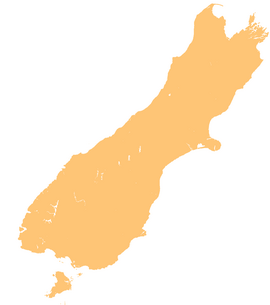 Arnst River is located in South Island