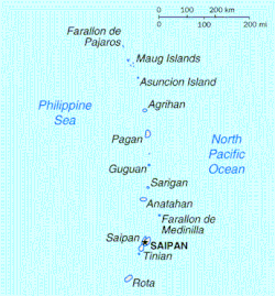 Location of வடக்கு மரியானா தீவுகள்
