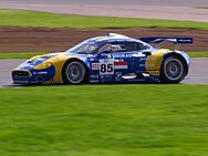 Spyker Squadron's Spyker C8 Laviolette GT2-R at the 2008 1000 km of Silverstone