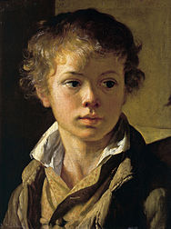 Portrait of Arseny Tropinin, son of the artist, 1818