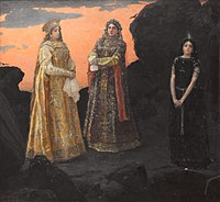 Drie koninginnen van het ondergrondse koninkrijk, 1879, Tretjakovgalerij, Moskou