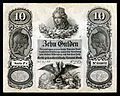 Gulden Austriaco de 1854