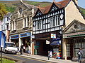 Image 95Detail of buildings and shops in Church Street, Great Malvern (from Malvern, Worcestershire)