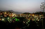 North-east part of solan city at night