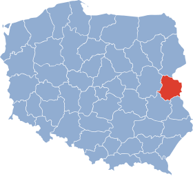 Localisation de Voïvodie de Biała Podlaska